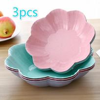 3 vnt maisto vaisių lėkštė Riešutas šiukšlių indų tvarkytuvas džiovintų vaisių laikiklio laikymo dėžutė 3pcs-28x5.5cm