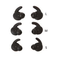 Nauji 3 porų S/M/L silikoniniai ausinių antgaliai ausinių kabliuko ausinių dėklas ausyje Minkštas silikoninis dangtelis, skirtas Huawei Sport Bluetooth ausinėms AM61