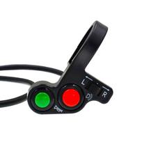 Motociklo vairo jungiklis Elektrinis dviračio motorolerio signalas posūkio signalų įjungimo / išjungimo mygtuko šviesos jungiklis Horn Turn light switch