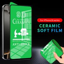 iPhone Air 17 16 15 14 13 12 mini 11 Pro XS MAX X XR 6 6s 7 8 Plus SE 2020 pilnai klijuojama pilnai dengianti minkšta keraminė plėvelė ekrano apsauga iPhone 13