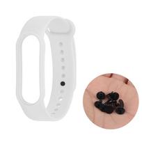 10 vnt. sagtis, skirta „Xiaomi Mi Band“ 6 5 4 3 keitimo dirželio apyrankės mygtukams juoda