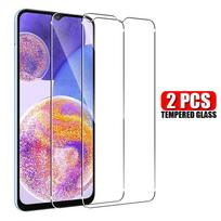 2 vnt Skaidrios grūdinto stiklo plėvelės ekrano apsauginės plėvelės, skirtos Samsung Galaxy A05S A15 A25 A35 A55 A34 A54 A13 A23 A53 M15 M35 Redmi 14C 13 13C 12C Pastaba 14 12 Samsung M13 gryna