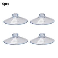 Skaidrūs siurbimo taurės sieniniai kabliukai 55 mm estetika 4pcs