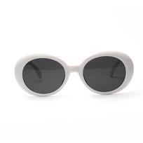 Ramidos Fashion Vyriški moteriški retro vintage apvalūs rėmeliai UV akiniai nuo saulės One Size balta