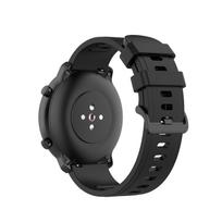 22 mm 20 mm silikoninis dirželis, skirtas Amazfit GTR / Stratos originali apyrankės apyrankė, skirta Samsung Galaxy Watch 3 / Active 2 / Huawei Watch Amazfit GTR 47mm juoda