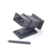 Raketų paleidimo įrenginys gali paleisti karinius ginklus Minifigūrėlės Ginklų Blokai Rinkiniai Plytos Rinkiniai Modeliai Konstravimo rinkiniai Vaikų lavinimo žaislai gray