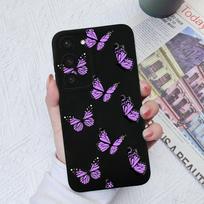 Telefono dėklai, skirti Samsung Galaxy S20 S21 S22 S23 Pro Ultra S 20 21 22 23 Fashion Butterfly Flower apsauginiai skysti kvadratiniai buferiai, skirti Samsung Fundas Samsung S20