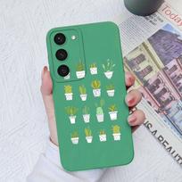 Telefono dėklai, skirti Samsung Galaxy S20 S21 S22 S23 Pro Ultra S 20 21 22 23 Fashion Butterfly Flower apsauginiai skysti kvadratiniai buferiai, skirti Samsung Fundas Samsung S22 Ultra
