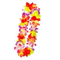1 vnt. sutirštintas havajietiškas leis Hula Dance Luau vakarėliui su gėlių karoliais, skirtas vakarėlio reikmenims, skirtas šventėms ir papuošimams įvairiaspalvis