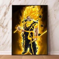Anime plakatai, Goku paveikslai, dekoratyviniai paveikslai, modernus namų dekoras, klasikiniai vaikiški 21cm×30cm NoFrame