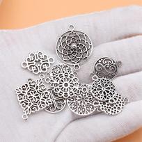 11 vnt/komplektas Motif Connector Charms Juvelyrinių dirbinių gamybos reikmenys Papuošalų pakabukų tendencija