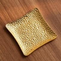 Metalinis padėkliukas puodeliui Laikiklis Apsauga nuo karščio Padėkliukas Vario kvadratinis padėkliukas Valgomojo stalo Šventinė puošmena Atsparus puodelio kilimėlis