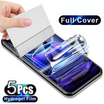 5 vnt. hidrogelio plėvelė, skirta Xiaomi Mi 13T 12T 11T 10T 9T Pro Ultra Note 10 Pro Lite ekrano apsauga, skirta Mi 14 13 12 11 Lite 5G plėvelei iphone 11 gryna