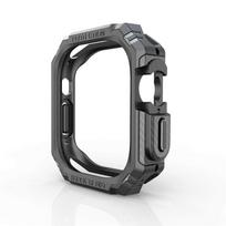 Šarvų dėklas Apple Watch Ultra 49 mm kieto kompiuterio apsauginio rėmo buferio dangtelis, skirtas iWatch Ultra smūgiams atspariam vandeniui atspariam laikrodžio dėklui 40mm juoda