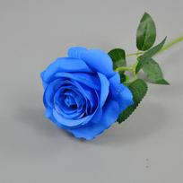 Puikus priedas prie gėlių kompozicijų Dirbtinė rožė vestuvių vakarėliams Blue