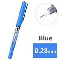 Multiple Colour Big Capacity Ink Fine Nib Gel Pen Student School Office Stationery Roller Ball Pen Ballpoint pens 0.28mm raudona