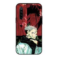 Anime Jujutsu Kaisen Gojo Satoru telefono dėklas, skirtas Realme GT 2 9i 8i 7i Pro X50 X2 C21 C20 C11 C3 minkštas juodas telefono dėklas Realme GT 2 Pro