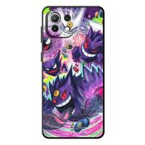 Pokemon Gengar dėklas, skirtas Xiaomi Mi 11 Lite 12X 12 Pro 10T 11T 11i 10 12S 10S 11X 11XPro 10TPro TPU minkštas telefono dangtelis Xiaomi Mi 11