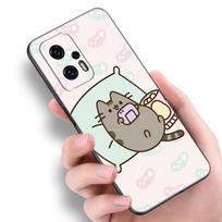 Mielas animacinių kačių telefono dėklas Xiaomi POCO F2 F3 M2 M3 M4 X3 X4 Pro NFC F4 GT 5G F1 X2 C3 C31 C40 M5S minkštas TPU juodas dangtelis Xiaomi POCOphone F1
