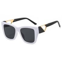Fashionable Sunglasses Hollow Out Legs Sunglasses Non-Polarized Fashion Accessory  white