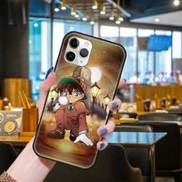 Phone Case For Apple IPhone 13 12 11 Mini Pro MAX SE X XS XR 8 7 6 S Plus Black Cover Back Tpu Funda Art Etui Detective Conan iPhone 6 ( 6S )