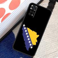 Bosnia Flag Dėklas, skirtas Xiaomi Redmi Note 10 11 Pro 8 9 12 Pro 11S 10S 9S Redmi 9 10 12C 9C 10C Galinis dangtelis Redmi Note 10 5G