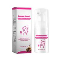 Plaukų šalinimo putų purškiklis 30 ml, bičių vaško plaukų šalinimo putos, raminantis plaukelių šalinimo purškalas, purškiklis plaukams šalinti moterims ir vyrams. One Size white