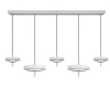 Šviestuvas lubų Trio Keaton, LED, 2300 - 4000 °K, 5 x 50 W, balta sp.