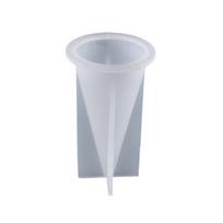Žiedo laikiklio kūgio dervos forma Piramidės silikoninės žvakių formos dervos liejimui Muilas Aromaterapinė žvakė Papuošalų gamyba DIY 7