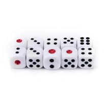 Akrilinė kampuota Mahjong kauliukų žaidimo lenta Kauliukai Žaidimui 12mm balta