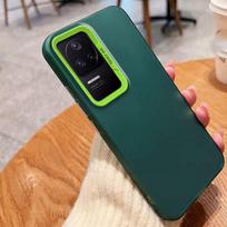 For Xiaomi Poco F4 Case POCO F4 Phone Case 22021211RG 22021211RI Cover Redmi K40s pocof4 Luxury Metallic Aurora Skin Matte Cover Poco F4 black