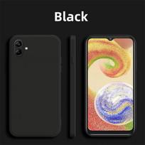 Samsung Galaxy A06 dėklas Samsung Galaxy A06 A05 A16 A05S dėklas Minkštas TPU Skysto silikono dėklas Samsung A06 For A06 juoda
