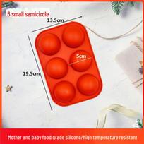 Silikoninė forma su dangteliu pieno rutuliams, ledo karoliukams ir mėnulio pyragams Food-grade Silicone