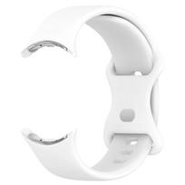 Silikoninis dirželis Google Pixel Watch 3 41mm 45mm Dirželis Atsparus vandeniui Vyrams Moterims Apyrankė Pixel Watch 2 Pixel Watch 1 Dirželis Pixel Watch 3 41mm balta