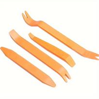 4pcs Car Audio Disassembly Tool Plastic Pry Bar Door Kit Car Door Clip Panel Audio Interior Removal Installer Pry Automotive Kit Modification 4PCS