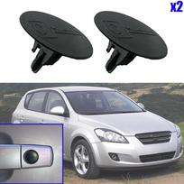 2 vnt. automobilio durų rankenos užraktas raktų skylutė raktų skylutės dangtelis Kištukas Dangtelis Nerūdijantis For KIA Pro_Ceed I II 2007 2008 2009 2010 - 2018 Juodas