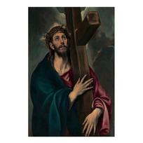 Senovinė Prisikėlusio Jėzaus Kryžiaus Krikščioniškos Religijos Sienos Dailė Drobės Tapyba Plakato Spaudiniai Svetainė Dideli Paveikslai Modernus Namų Dekoras 30x45cm No Frame