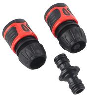 3 vnt greito prijungimo žarnos jungtis vandens vamzdžio adapteris sodo priedai 1/2 žarnai black