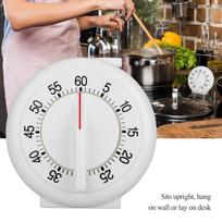 60 minučių apvalus laikmatis virtuvės gaminimui žiedas mechaninis skaitliukas žadintuvas