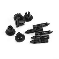 Automobilio stilius 100 vnt. 6 mm plastikiniai kniedės motociklo apdailos spaustukai Honda Yamaha Suzuki