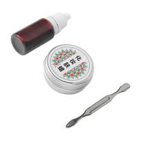 0.53oz Scar Wax 10ml Fake Blood Artificial Wound Modeling Blood Skin Wax with Spatula