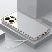 For Honor X7a dėklas Honor X7A telefono dėklas RKY-LX1 RKY-LX2 RKY-LX3 dėklas Prabangus kvadratinis dengtas smūgiams atsparus galinis dangtelis For Honor X7a&Case & Strap gray