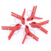 50 vnt. Plastikiniai skiepijimo segtukai sodo daržo augalams Plokšti ir apvalūs Red/circle 25pcs||Red/circle25pcs