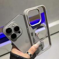 2025 Prabangus Magsafe Belaidis Įkrovimas Telefono Dėklas iPhone 15 16 14 13 12 11 Pro Max 16 Plus Matinis Magnetinis Nugarėlės Apsauginis Dėklas For iPhone 16 pilka spalva