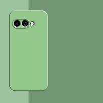 Dėklas Google Pixel 9a Dėklas Google Pixel 9a 6,3 colio Originalus Skysto Silikono Gumos Smūgiams Atsparus Bamperis Google Pixel 9a For Pixel 9A žalia
