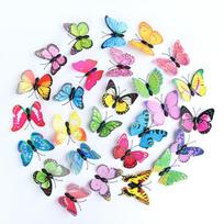 Dekoratyvinis drugelio magnetas: Spalvingas sienos ir šaldytuvo akcentas namams ir sodui, 4,5-12cm 4.5cm Single Layer Mixed Pack