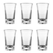 6Pcs/Set 35ml Plastic Shot Cup Shot Glass Spirits Shot Cup Party Bar Club Drinking Tool Wedding Wine Glasses 6Pcs skaidri