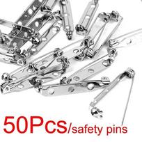 50 vnt. segtukų, sagų užsegimų, apsauginių užsegimų, 25 mm 1 colio, riedančių, pasidaryk pats, priedų, apsauginių segtukų 50pcs gray
