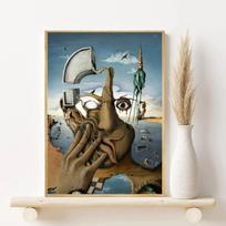 Vintage Surrealism Famous Artwork By Salvador Dali Canvas Painting Poster HD art sticky wall waterproof home living 21cm×30cm NoFrame