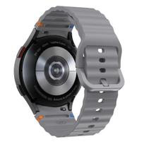 Silikoninė apyrankė skirta Samsung Galaxy Watch 7 FE 6 4 Classic 5 pro 44mm 40mm 43mm 47mm 45mm apyrankė Galaxy Watch6 7 dirželis Galaxy 7 40mm 44mm tamsiai pilka spalva